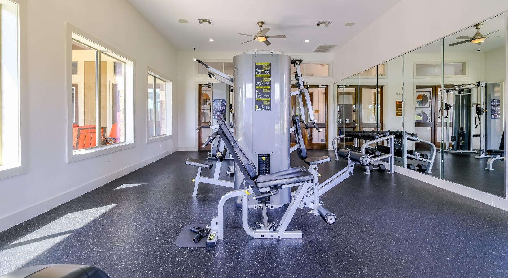 The essence of exceptional living a room with exercise equipment